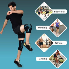 AccuSure Premium Knee Support for Men & Women –Compression Brace with 1-Year Warranty for Pain Relief, Arthritis, Injury Recovery, Sports, Running & Joint Stability -Small