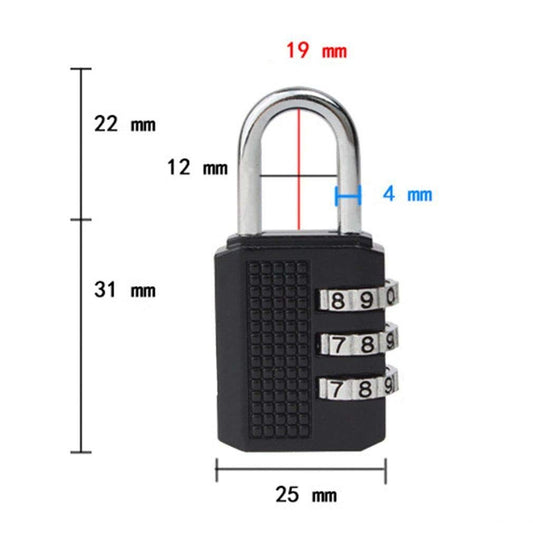 Syga Luggage Locks (Silver_LuggageLocks_2)