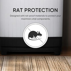 SHARP 9.0 kg, 5 star, Semi-Automatic Top Loading Washing Machine with HydroBlast Wash, Quadroniq Pulsator, 1300 RPM (ES-SD90NB-PR, Ruby Red, Pure Wave)