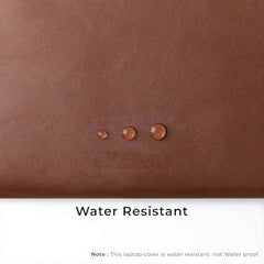 CONTACTS Slim Protective Laptop Sleeve 13-13.3 Inch Compatible with 13 Inch MacBook Pro & MacBook Air, Faux Leather Bag Water-Resistant Cover Notebook Computer Case for Mac - Tan-New…