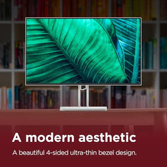Lenovo L27-4C| 27 Inch (68.58 cm) Ultraslim Monitor, FHD 1920x1080, IPS, 144Hz, 99% sRGB, 1ms, 2x3W Speakers, Dual HDMI, Display Port, Audio Port, AMD FreeSync,Eyesafe, Bezel-Less, VESA Mount, Grey