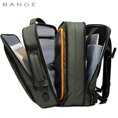 Red Lemon Titan Ultrafit Plus Bange Series 15.6-inch Laptop Bags Backpacks for Men and Women 45L Outdoor and Camping 3in1 Office Bags,Travelling,Backpack (With Bottle Holder), Black