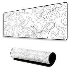 SMULY Gaming Mouse Pad, Large Desk Mat 58.5 x 28 cm, Extended Washable Mousepad, Desk Pad, 2mm Thick Non-Slip Rubber Base, Stitched Edges, Smooth Surface (Multicolour) – Red Hoodie Spider Design