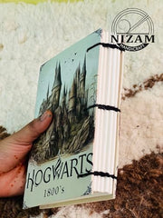 NIZAM HANDICRAFT Harry Potter Hogwarts Print special binding A5 Diary Un-Ruled 200 Pages (Multicolor) 7x5 inch