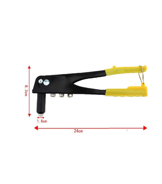 SYGA Rivet Gun,Rivet Hand Repair Fastening Tools Riveter,Heavy Duty Hand Riveter Pop Rivet for Metal,Wooden and Plastic for Sheet Metal,Automotive and Duct Work