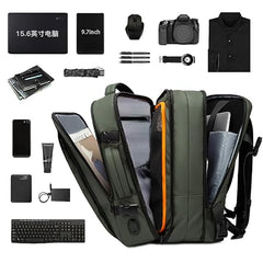 Red Lemon Titan Ultrafit Plus Bange Series 15.6-inch Laptop Bags Backpacks for Men and Women 45L Outdoor and Camping 3in1 Office Bags,Travelling,Backpack (With Bottle Holder), Black
