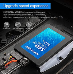 HIKVISION 128 GB 2.5-Inch SATA Internal SSD - 560MB/s Read & 500MB/s Write - 5-Year Warranty (HS-SSD-E100/128 GB)