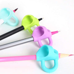 Syga 3 Pcs Pencil Grips For Kids Handwriting, Children Pencil Holder Pen Writing Aid Grip Posture Correction Tool, Multi-coloured, Multi