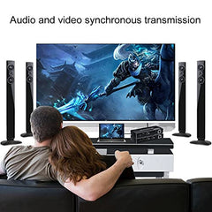 Tobo HDMI KVM Extender Cat5e/6 Rj45 60M USB HDMI KVM Switch Extension Sharing USB Mouse Keyboard Loop IR Compatible with PS-3 PS-4 X-box PC TV-TD-553H.