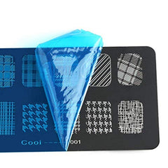 SYGA 1 Piece Cooi_002 Style Nail Plates Nail Art Image Stamping Plates Nail Sticker