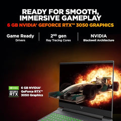 HP Smartchoice Victus, 14th Gen Intel Core i5-14450HX, 6GB RTX 3050, 24GB DDR5(Upgradeable) 512GB SSD, 144Hz, 300 nits, 15.6''/39.6cm, Win11, Office 24, Mica Silver, 2.3kg, fa2303/15tx, Gaming Laptop