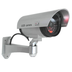 SYGA CCTV Security Fake/Dummy Camera Outdoor Bullet Camera with 1 Flashing Light