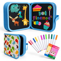 FINEMOE Erasable Doodle Book for Kids, Reusable Drawing Coloring Book ...