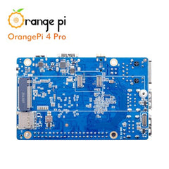 Orange Pi 4 Pro 6GB LPDDR5 8 Core 64 Bit Single Board Computer, 3TOPS AI NPU Allwinner A733 WiFi 6 & Bluetooth 5.4 Frequency 2.0GHz Mini PC Run Android, Linux, Orange Pi OS