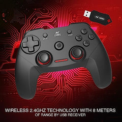 Ant Esports GP300 Pro V2 Wireless Gaming Controller, Compatible for PC & Laptop (Windows 10/8 /7 XP, Steam) / PS3