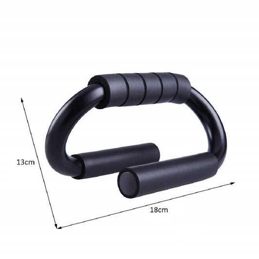 SYGA Steel Exercise Handle -Muscle Push up Stands-Athletics Push-Up Bars with Foam Padded Grips for Muscles Chest Women Men(Black)