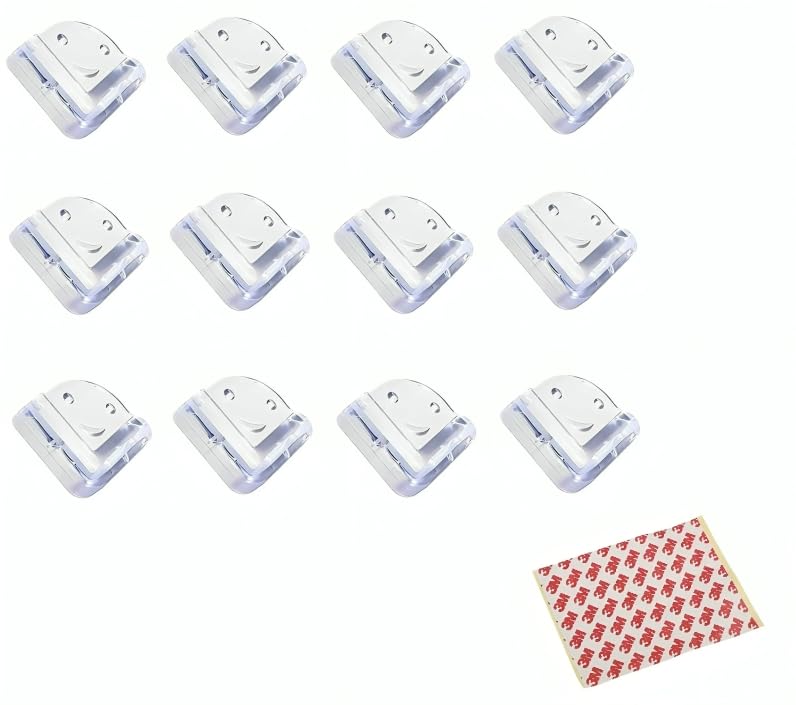 SYGA Set of 12 Transparent C Shape Baby Safety Corner Gaurd Baby Proofing Corner Protector