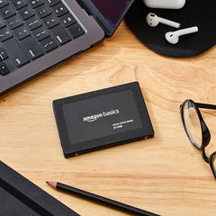 amazon basics 2.5 inch SATA Internal SSD 256 GB | Speed up to 550 MBps | Shock Resistant | Energy Efficient | High-Speed Performance
