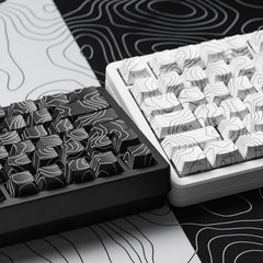 dagaladoo Cute PBT keycaps,Coffee Cat, XDA Profile Keyboard Keycaps