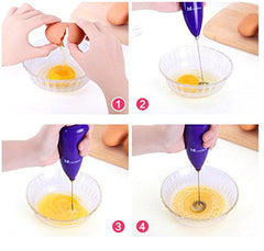 SYGA Electric Milk Frother Handheld Milk Wand Mixer Frother for Latte Coffee Hot Milk Hand Blender, Frother (Multicolor)