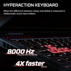 HP Smartchoice HyperX OMEN 15, AMD Ryzen 7 260, 8GB-RTX 5050, 24GB DDR5 (Upgradeable), 1TB SSD, 180Hz, 2.5K, 500 nits, 3ms RT, 15.3''/38.9cm, Win11, Office24, Black, 2.42kg, gb0038AX, AI Gaming Laptop