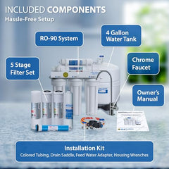 Apec Water 100 LPH Commercial RO+UV Water Purifier System With Double Pump Purification Stainless Steel, With TDS Adjuster BLUE 100L