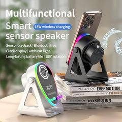 Hounyoln G200 Magnetic Bluetooth Mini Speaker with RGB Lights