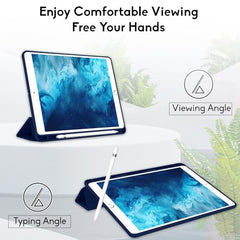 Robustrion Cover for iPad 10.2" 9th 8th 7th Gen Generation Case, OceanBlack
