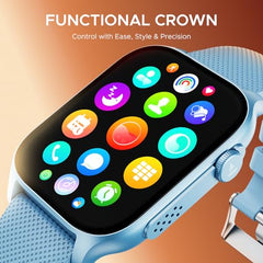 boAt Ultima Ember smartwatch with 1.96” AMOLED Display, AOD, Personalized Fitness Nudges, Functional Crown,100+ Sports Modes, Create Your Own Watchface, smartwatch for man and Woman (Steel Black)