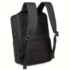 Impulse Empower Elite Laptop Backpack for Men & Women | 25L Polyester School & College Bag | USB Charging Port | Padded Laptop Sleeve | Multiple Pockets with Bottle Holder | Black