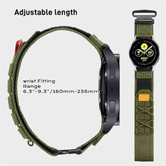 YODI 22mm New Rugged Velcro Nylon Strap Band Compatible with Amazfit GTR 2, GTR 2e, GTR 47MM / Noise Fit Endure, Fit Evolve, Active Smartwatch Bands (ORANGE)
