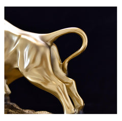 SYGA Lucky Taurus Decorative OrnamentsOffice Desktop Business High-End Bookcase