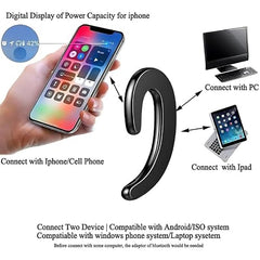 Drumstone (𝐋𝐢𝐦𝐢𝐭𝐞𝐝 𝐓𝐨𝐝𝐚𝐲 Wireless Bone Conduction Headset with Dual Device Connectivity, Bluetooth Call, Lightweight Ear Hook Design, Open-Ear Style 𝟏𝟓 𝐘𝐞𝐚𝐫𝐬 𝐖𝐚𝐫𝐫𝐚𝐧𝐭𝐲