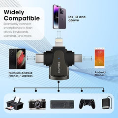 Sounce USB to 3.5mm Female Adapter, USB Headphone Audio Jack External Stereo Sound Cable Cord Splitter for MacBook, Laptop, Linux, PS4, Headset - Grey