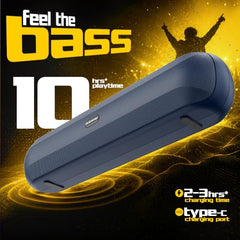 Dubstep Pop 600 Wireless Speaker, 15 Hrs Playtime, 52mm Driver, TWS Pairing, 6W Output Bluetooth Speakers (Grey)