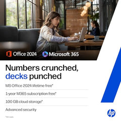 HP 15 Smartchoice, AMD Ryzen 3 7320U (8GB LPDDR5, 512GB SSD) FHD, Anti-Glare, Micro-Edge, 15.6''/39.6cm, Win11, M365 Basic(1yr)* Office24, Silver, 1.59kg, fc0500AU, FHD Camera w/Privacy Shutter Laptop