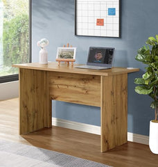 DeckUp Anya Engineered Wood Study Table and Office Desk (Wotan Oak, Matte Finish)