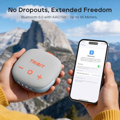 Tribit StormBox Micro 3 Bluetooth Speaker, 13W, IP68, 24H Playtime, Black | XBass, Carry Strap, Magnetic Mount, Bluetooth 6.0, Custom EQ, Built-in Mic, Stereo TWS Pairing, Outdoor, Cycling, Type-C