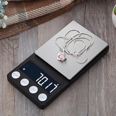 Cason Digital Pocket Scale for Gold Jewellery, Portable Mini Weighing Machine with 0.01G to 500G Precision, Small Grams Measuring Scale for Jewellery, with Auto Calibration, Tare Function(Gold)