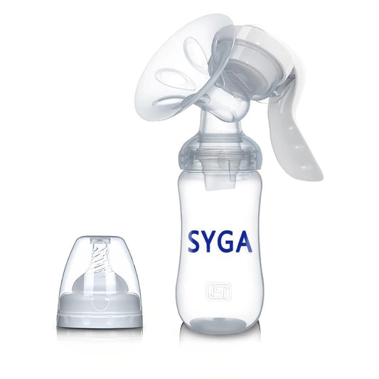 SYGA Manual Breast Pump with Feeding Nipple