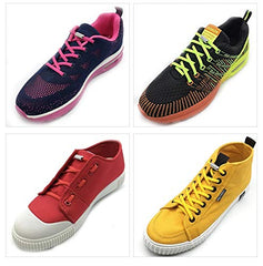 MOMISY No Tie Elastic Shoelaces, Semicircle Shoe Laces For Kids and Adult, Sneakers Shoelace Locks Laces Shoe Strings, Pink