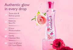 Dabur Gulabari Premium Rose Water - 400ml (Pack of 3) | With No Paraben | Cleanses, Hydrates & Moisturises Skin | Balances & Restores Skin's pH Levels | For All Skin Types