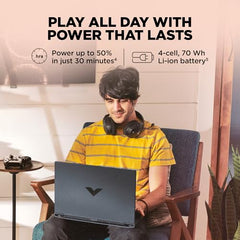 HP Victus, Intel Core 5 210H, 4GB RTX 3050 A (24GB DDR5, 512GB SSD) FHD, 144Hz, 300 nits, IPS, 15.6''/39.6 cm, Win11, M365* Office24, Mica Silver, 2.29kg, fa2500TX, Backlit, Gaming Laptop