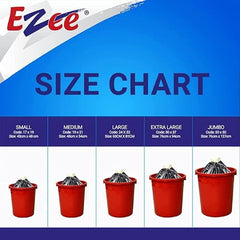 Ezee Live Life Ezee Way Garbage Bags for Dustbin/Trash Bag|30 count|Medium 19 X 21 Inches