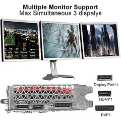 ZER-LON Gaming GeForce GTX 1660 Super Graphics Card, 6GB GDRR6 192Bit PCIE 3.0X16 and 1530 Mhz Gpu Clock, Dual Freeze Fans Video Card with HDMI/DP/DVI Ports Support 4K and 8K HD for Computer PC Gaming
