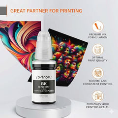 D-tron GT51/GT52 Compatible Refill Ink for HP 5810 5811 5820 5821 115 116 117 310 315 319 410 415 416 419 457 Printers (Black-2 Colour-3) Pack of 5 - Cyan, Magenta, Yellow, Black