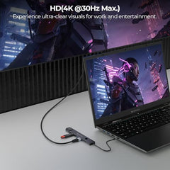 ZEBRONICS 180HB USB HUB, 3 Ports, USB 3.0, Transfer Speeds Upto 5 Gbps, Lightweight Design, Multi OS Compatible, Plug and Play