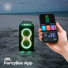 JBL Partybox Encore 2 with Mic, Wireless Bluetooth Party Speaker, AI Sound Boost, Dynamic Light Show, Upto 15Hrs Playtime, Replaceable Battery, Multi-Speaker Connection by Auracast, PartyBox App-Black