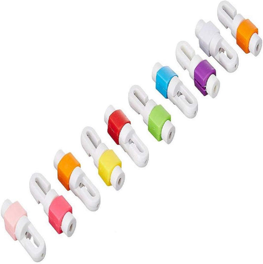 SYGA Set of 10 Colorful Headphones Cable Earphone Cable Saver Protector(Random Color)