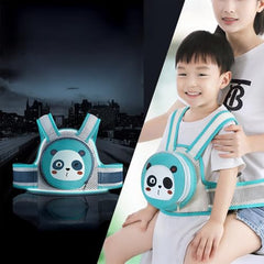 MOMISY Kids Safety Belt for Two Wheeler, Adjustable Bike Scooty Belt with Storage Bag, 2-9 Years (Rama)